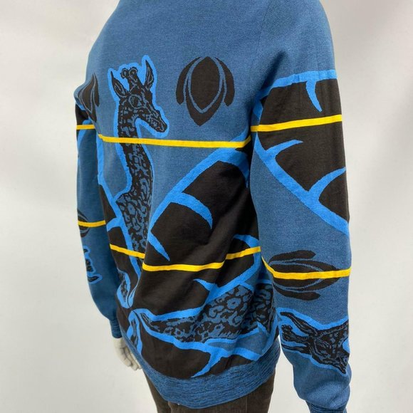 New Louis Vuitton Chapman Giraffe Crewneck Sweater - Picture 7 of 8